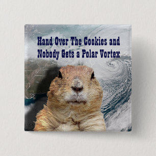 Chapa Cuadrada Groundhog Day Polar Vortex