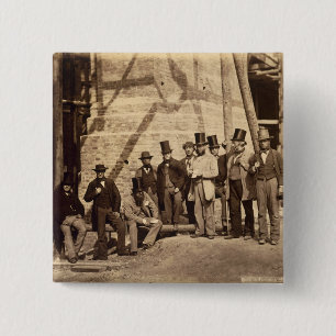 Chapa Cuadrada Grupo de capataces, 1862 (foto)