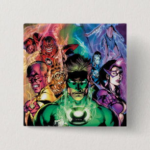 Chapa Cuadrada Grupo del cuerpo de la linterna con colores