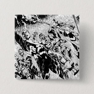 Chapa Cuadrada Grupo verde de la linterna