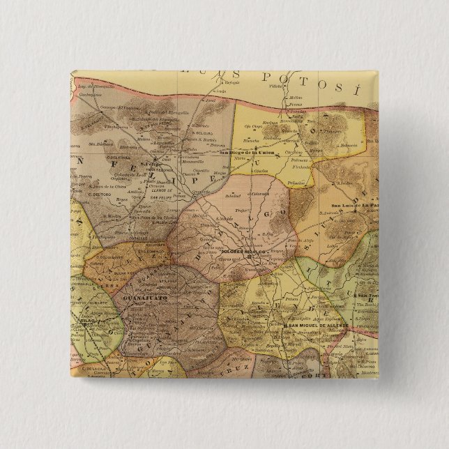 Chapa Cuadrada Guanajuato (Anverso)