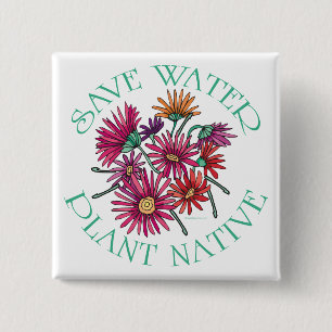Chapa Cuadrada Guardar agua - Planta nativa