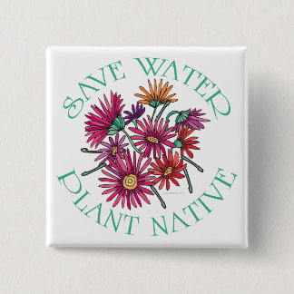 Chapa Cuadrada Guardar agua - Planta nativa
