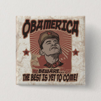 Chapa Cuadrada Guárdese de Obamerica de Obama