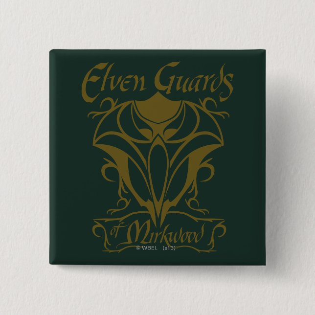 Chapa Cuadrada Guardias elfos del nombre de Mirkwood (Anverso)