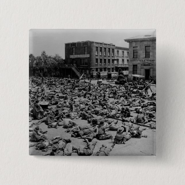 Chapa Cuadrada Guerra civil americana (Anverso)