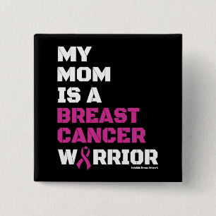 Chapa Cuadrada Guerrero/Bloque/Mamá... Cáncer de Mama