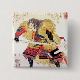 Chapa Cuadrada Guerrero tradicional samurai de Guay oriental japo