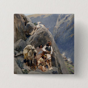 Chapa Cuadrada Guerreros Apache: Emboscada en la caballería norte