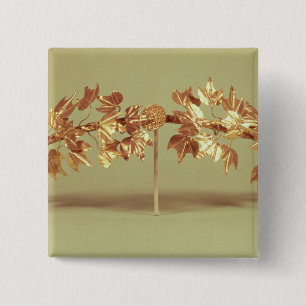 Chapa Cuadrada Guirnalda del laurel, Mycenae