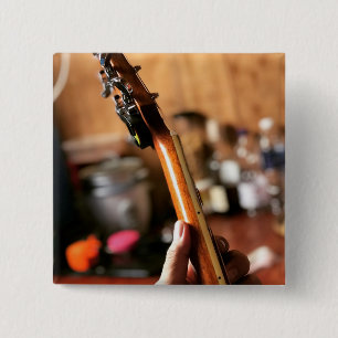 Chapa Cuadrada Guitarra Acústica bonito