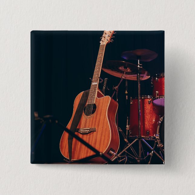 Chapa Cuadrada Guitarra Acústica de Guay (Anverso)