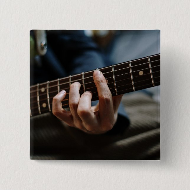 Chapa Cuadrada Guitarra Awesome (Anverso)