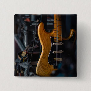 Chapa Cuadrada Guitarra bonito
