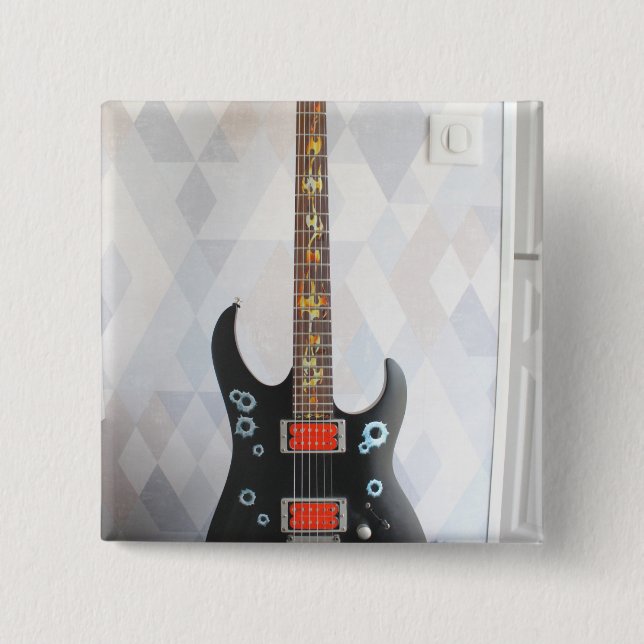 Chapa Cuadrada Guitarra Cuta (Anverso)