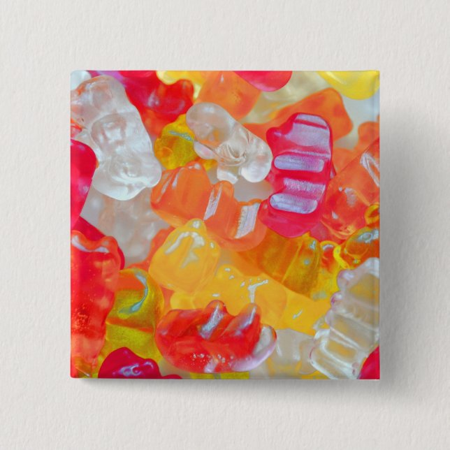 Chapa Cuadrada Gummibärchen (Anverso)