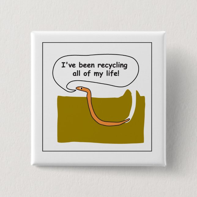 Chapa Cuadrada Gusano (Anverso)