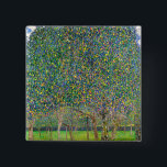 Chapa Cuadrada Gustav Klimt - Árbol de peras<br><div class="desc">Árbol de peras - Gustav Klimt,  aceite sobre lienzo,  1903</div>