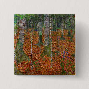 Chapa Cuadrada Gustav Klimt - Birch Wood