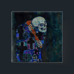 Chapa Cuadrada Gustav Klimt - Muerte y vida<br><div class="desc">Muerte y vida - Gustav Klimt,  Óleo sobre lienzo,  1910-1915</div>