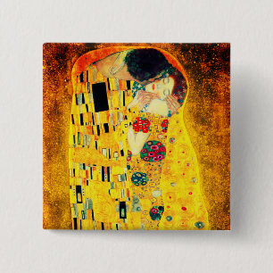 Chapa Cuadrada Gustav Klimt The Kiss