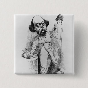 Chapa Cuadrada Gustave Flaubert que diseca a señora Bovary