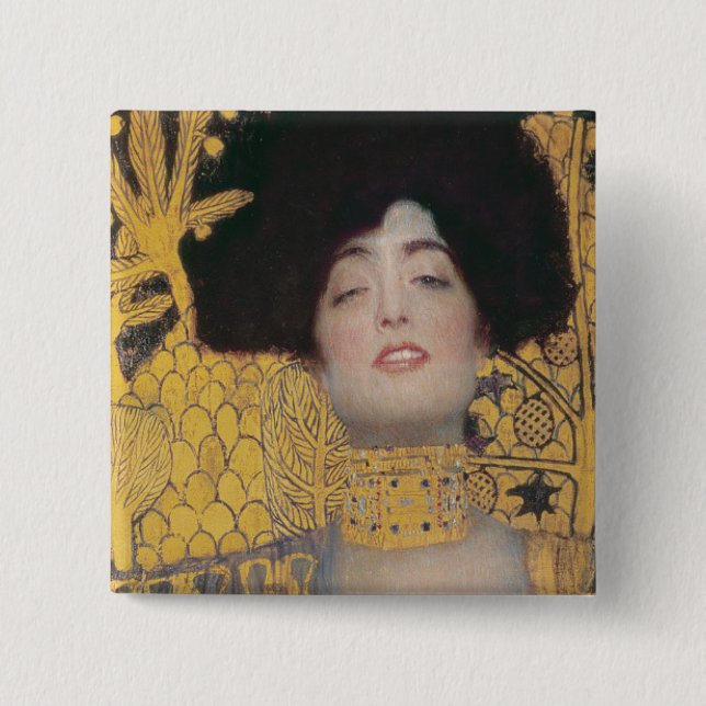Chapa Cuadrada Gustavo Klimt el | Judith (Anverso)