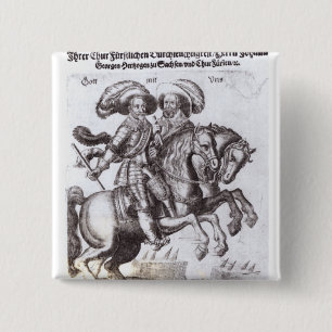 Chapa Cuadrada Gustavus Adolphus II y Gustavus Adolphus IV