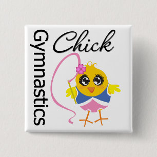 Chapa Cuadrada Gymnastics Chick