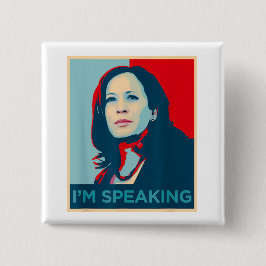 Chapa Cuadrada Hablo Kamala Harris