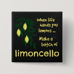 Chapa Cuadrada Hacer un lote de Limoncello Lemon Liqueur