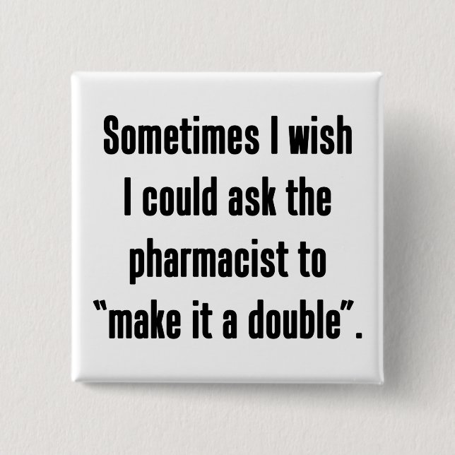 Chapa Cuadrada Hacerlo Doble (Anverso)