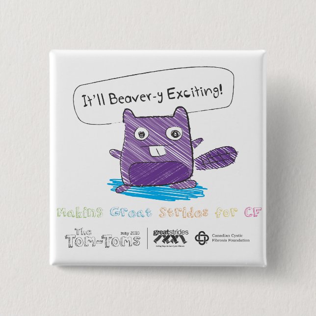 Chapa Cuadrada ¡Haga su parte para encontrar una curación! (Anverso)