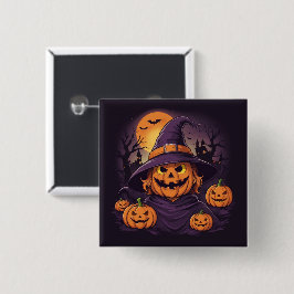 Chapa Cuadrada Halloween-