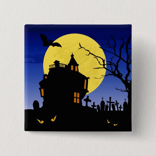 Chapa Cuadrada Halloween (Anverso)