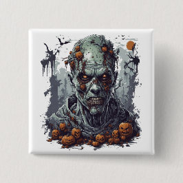 Chapa Cuadrada Halloween