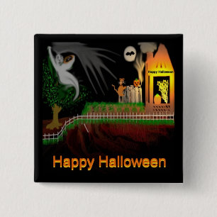 Chapa Cuadrada Halloween mag3