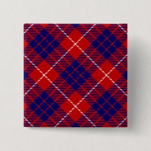Chapa Cuadrada Hamilton tartan azul violeta