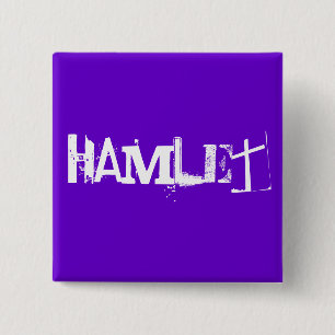 Chapa Cuadrada Hamlet - la serie de Shakespeare