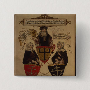 Chapa Cuadrada Hans Fugger dos esposas Clara Widolf y Elisabeth