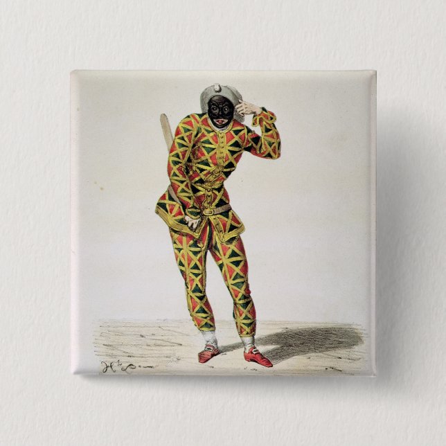 Chapa Cuadrada Harlequin (Anverso)