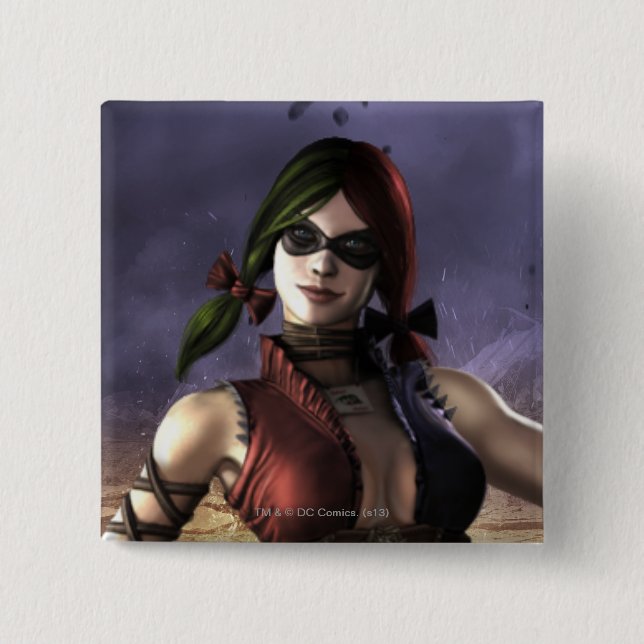Chapa Cuadrada Harley Quinn (Anverso)