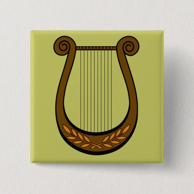 Chapa Cuadrada Harp irlandés (Anverso)