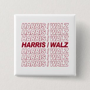 Chapa Cuadrada Harris/Walz
