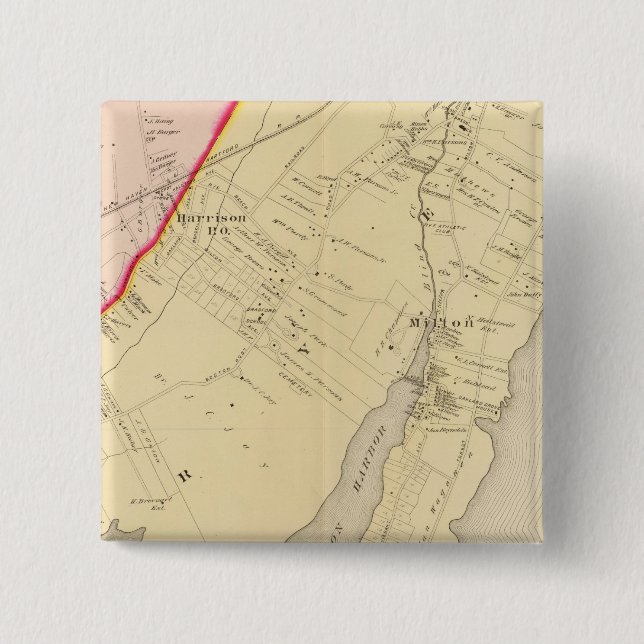 Chapa Cuadrada Harrison, Rye, Nueva York 2 (Anverso)