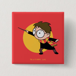 Chapa Cuadrada HARRY POTTER™ Casting Spell