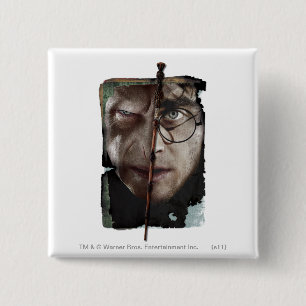 Chapa Cuadrada Harry Potter Collage 10