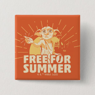 Chapa Cuadrada HARRY POTTER™   Dobby Libre Para Verano