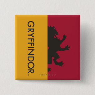 Chapa Cuadrada Harry Potter   Gryffindor House Pride Graphic