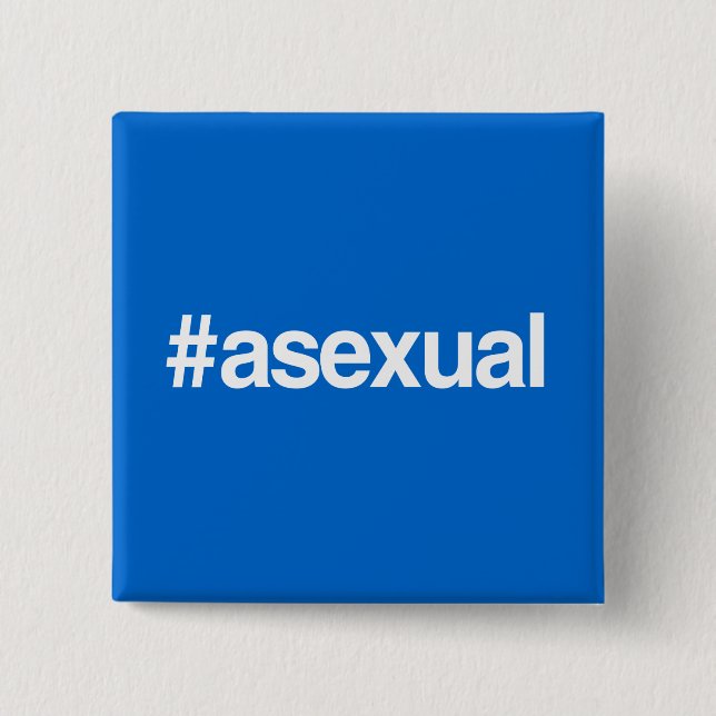 CHAPA CUADRADA HASHTAG ASEXUAL (Anverso)